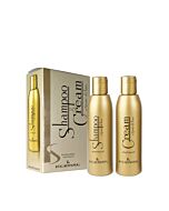 Kit Trattamento Nutritivo ai Semi di Lino - Shampoo 150ml + Cream 150ml - KLERAL SYSTEM