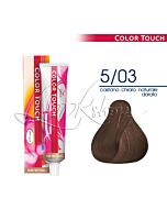 COLOR TOUCH Colorazione Tono su Tono - 5/03 Castano Chiaro Naturale Dorato  - WELLA Professional - 60ml