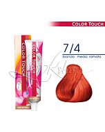 COLOR TOUCH Colorazione Tono su Tono - 7/4 Biondo Medio Ramato - WELLA Professional - 60ml