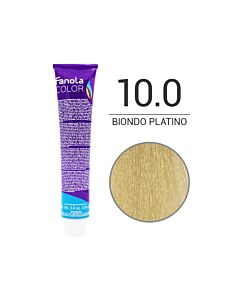 FANOLA Colorazione in Crema - 10,0 BIONDO PLATINO - FANOLA - 100ml