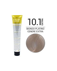 COLOR GOLD Colorazione in Crema senza Ammoniaca - BIONDO PLATINO CENERE EXTRA 10.1 EXTRA - DESIGN LOOK - 100 ml