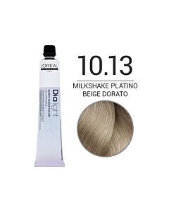 DIA LIGHT Colorazione in Crema senza Ammoniaca - 10.13 MILKSHAKE PLATINO BEIGE DORATO - L'OREAL PROFESSIONNEL - 50 ml