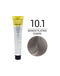 COLOR GOLD Colorazione in Crema senza Ammoniaca - BIONDO PLATINO CENERE 10.1 - DESIGN LOOK - 100 ml