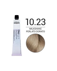 DIA LIGHT Colorazione in Crema senza Ammoniaca - 10.23 MILKSHAKE PERLATO DORATO - L'OREAL PROFESSIONNEL - 50 ml