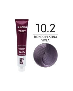 UP COLOR - Colorazione in Crema - 10.2 BIONDO PLATINO VIOLA - TREND UP - 100ml