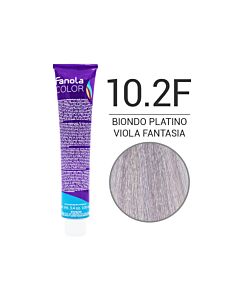 FANOLA Colorazione in Crema - 10,2F BIONDO PLATINO VIOLA FANTASIA - FANOLA - 100ml