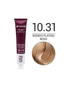 UP COLOR - Colorazione in Crema - 10.31 BIONDO PLATINO BEIGE - TREND UP - 100ml