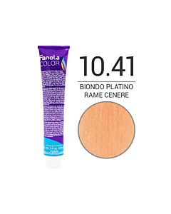 FANOLA Colorazione in Crema - 10,41 BIONDO PLATINO RAME CENERE - FANOLA - 100ml