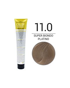 COLOR GOLD Colorazione in Crema senza Ammoniaca - SUPER BIONDO PLATINO 11.0 - DESIGN LOOK - 100 ml