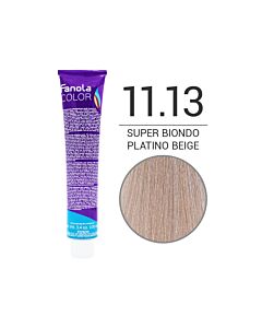FANOLA Colorazione in Crema - 11,13 SUPER BIONDO PLATINO BEIGE - FANOLA - 100ml