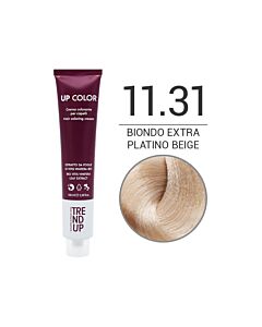 UP COLOR - Colorazione in Crema - 11.31 BIONDO EXTRA PLATINO BEIGE - TREND UP - 100ml