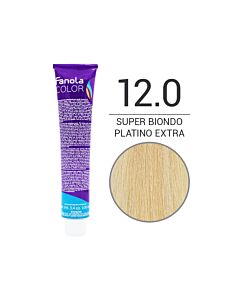 FANOLA Colorazione in Crema - 12,0 SUPER BIONDO PLATINO EXTRA - FANOLA - 100ml