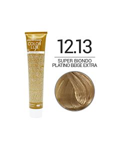 COLOR LUX Colorazione in Crema - 12.13 SUPER BIONDO PLATINO BEIGE EXTRA - DESIGN LOOK - 100ml