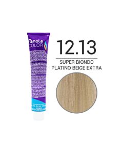 FANOLA Colorazione in Crema - 12,13 SUPER BIONDO PLATINO BEIGE EXTRA - FANOLA - 100ml