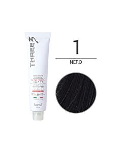 THREE COLORE - Colorazione in Crema - 1 - Nero - Naturale - FAIPA - 120ml