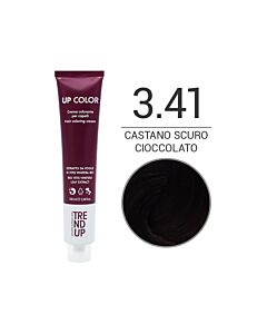 UP COLOR - Colorazione in Crema - 3.41 CASTANO SCURO CIOCCOLATO - TREND UP - 100ml