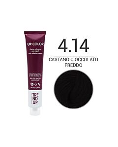 UP COLOR - Colorazione in Crema - 4.14 CASTANO CIOCCOLATO FREDDO - TREND UP - 100ml