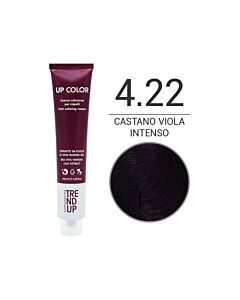 UP COLOR - Colorazione in Crema - 4.22 CASTANO VIOLA INTENSO - TREND UP - 100ml