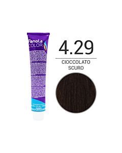 FANOLA Colorazione in Crema - 4,29 CIOCCOLATO SCURO - FANOLA - 100ml