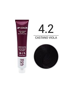 UP COLOR - Colorazione in Crema - 4.2 CASTANO VIOLA - TREND UP - 100ml