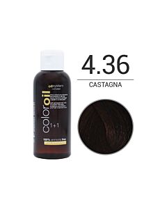 COLOR OIL Colorazione Capelli ad Olio - 4.36 CASTAGNA - SENZA AMMONIACA - OIL SYSTEM - 125ml