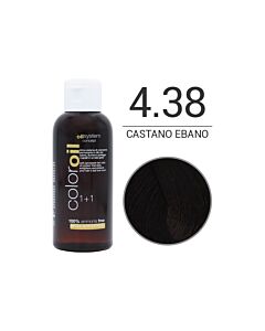COLOR OIL Colorazione Capelli ad Olio - 4.38 CASTANO EBANO - SENZA AMMONIACA - OIL SYSTEM - 125ml