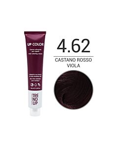 UP COLOR - Colorazione in Crema - 4.62 CASTANO ROSSO VIOLA - TREND UP - 100ml