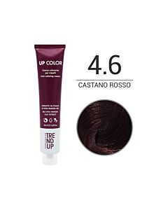 UP COLOR - Colorazione in Crema - 4.6 CASTANO ROSSO - TREND UP - 100ml
