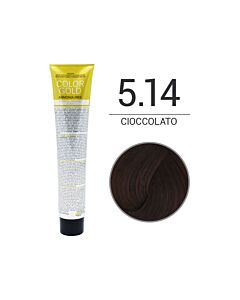 COLOR GOLD Colorazione in Crema senza Ammoniaca - CIOCCOLATO 5.14 - DESIGN LOOK - 100 ml