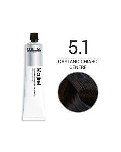 MAJIREL Colorazione in Crema - 5,1 CASTANO CHIARO CENERE - L'OREAL PROFESSIONNEL - 50ml