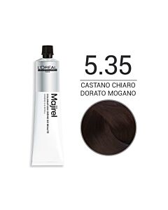 MAJIREL Colorazione in Crema - 5,35 CASTANO CHIARO DORATO MOGANO - L'OREAL PROFESSIONNEL - 50ml