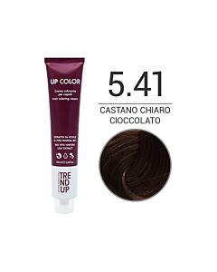 UP COLOR - Colorazione in Crema - 5.41 CASTANO CHIARO CIOCCOLATO - TREND UP - 100ml