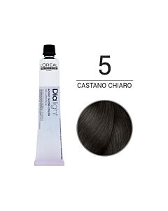 DIA LIGHT Colorazione in Crema senza Ammoniaca - 5 CASTANO CHIARO - L'OREAL PROFESSIONNEL - 50 ml
