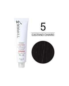 THREE COLORE - Colorazione in Crema - 5 - Castano Chiaro - Naturale - FAIPA - 120ml