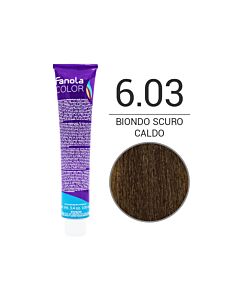 FANOLA Colorazione in Crema - 6,03 BIONDO SCURO CALDO - FANOLA - 100ml