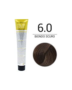 COLOR GOLD Colorazione in Crema senza Ammoniaca - BIONDO SCURO 6.0 - DESIGN LOOK - 100 ml