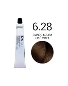 DIA LIGHT Colorazione in Crema senza Ammoniaca - 6.28 BIONDO SCURO IRISE' MOKA - L'OREAL PROFESSIONNEL - 50 ml
