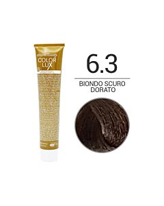 COLOR LUX Colorazione in Crema - 6.3 BIONDO SCURO DORATO - DESIGN LOOK - 100ml