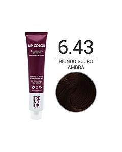 UP COLOR - Colorazione in Crema - 6.43 BIONDO SCURO AMBRA - TREND UP - 100ml