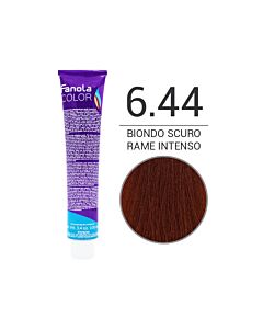 FANOLA Colorazione in Crema - 6,44 BIONDO SCURO RAME INTENSO - FANOLA - 100ml