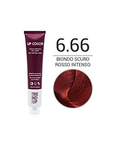 UP COLOR - Colorazione in Crema - 6.66 BIONDO SCURO ROSSO INTENSO - TREND UP - 100ml
