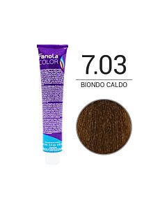 FANOLA Colorazione in Crema - 7,03 BIONDO CALDO - FANOLA - 100ml