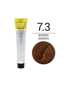 COLOR GOLD Colorazione in Crema senza Ammoniaca - BIONDO DORATO 7.3 - DESIGN LOOK - 100 ml