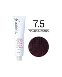 THREE COLORE - Colorazione in Crema - 7.5 - Biondo Mogano - Rosso - FAIPA - 120ml