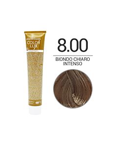 COLOR LUX Colorazione in Crema - 8.00 BIONDO CHIARO INTENSO - DESIGN LOOK - 100m