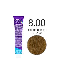 FANOLA Colorazione in Crema - 8,00 BIONDO CHIARO INTENSO - FANOLA - 100ml