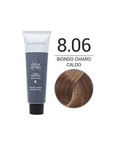 COLOR CREME ALLWAVES Colorazione in Crema 8,06 BIONDO CHIARO CALDO - ALLWAVES - 100 ml