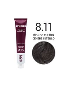 UP COLOR - Colorazione in Crema - 8.11 BIONDO CHIARO CENERE INTENSO - TREND UP - 100ml