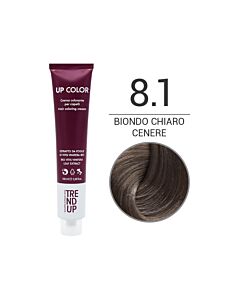 UP COLOR - Colorazione in Crema - 8.1 BIONDO CHIARO CENERE - TREND UP - 100ml