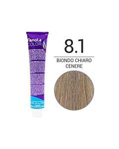 FANOLA Colorazione in Crema - 8,1 BIONDO CHIARO CENERE - FANOLA - 100ml
